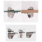 Adjustable Clamp Shelf Bracket for Wood & Glass