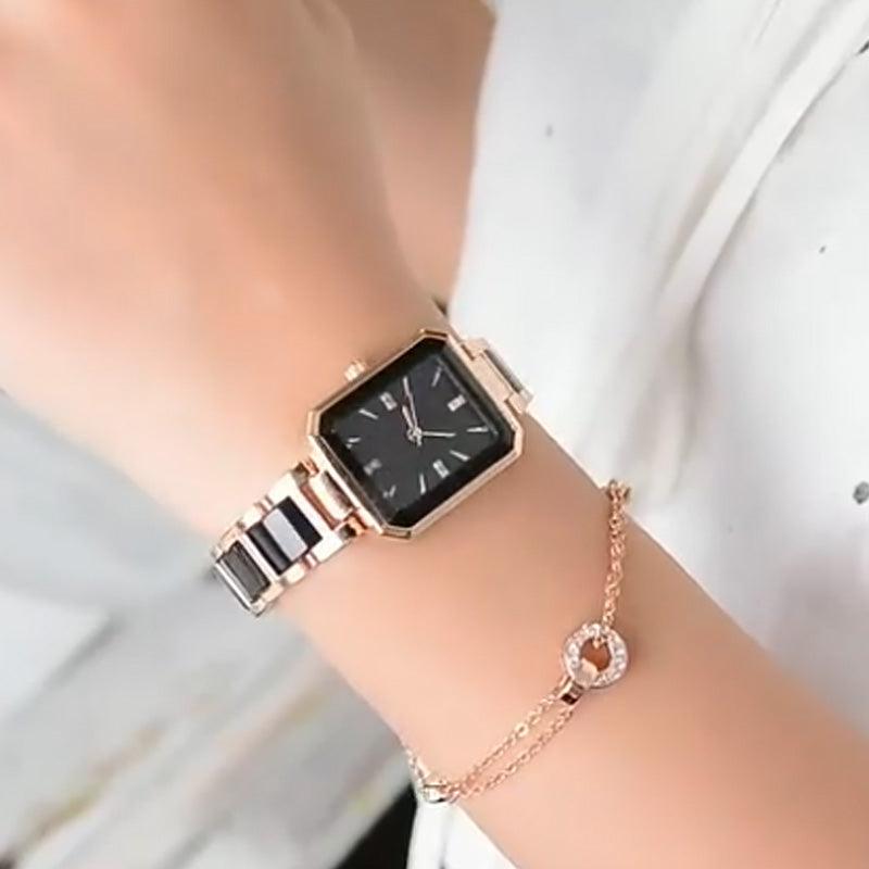 Latest Styles Women's Fashion Rectangular Quartz Watch
