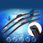 4-Layer Silent Windshield Wipers! Whisper-Quiet Wiping, Zero Visibility Blind Spots in the Rain