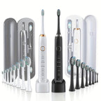 Sonic Electric Toothbrush Set with Soft Bristles （ Enjoy for a ）