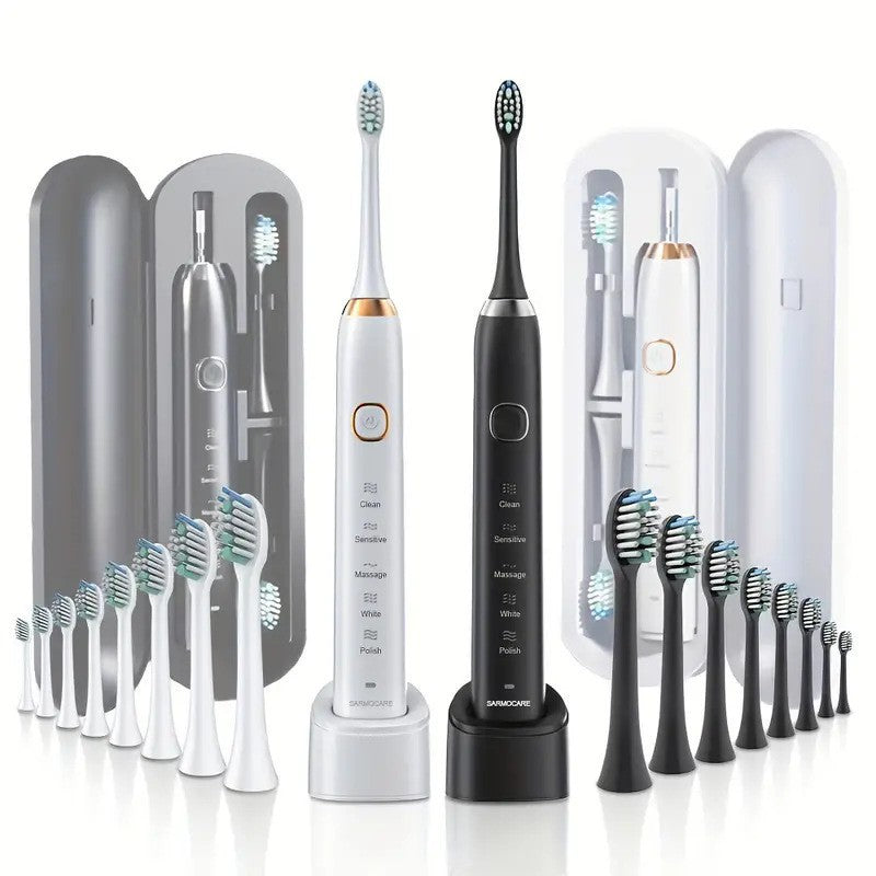 Sonic Electric Toothbrush Set with Soft Bristles （ Enjoy for a ）