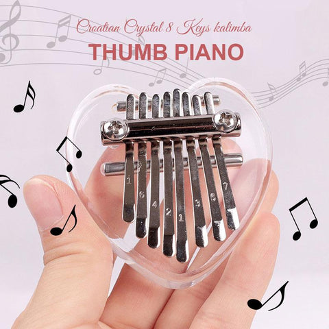 （ XMAS SALE）Croatian Crystal 8 Keys kalimba Thumb Piano BUY 3