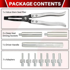 11pcs Valve Stem Seal Remover and Installer Tool Set