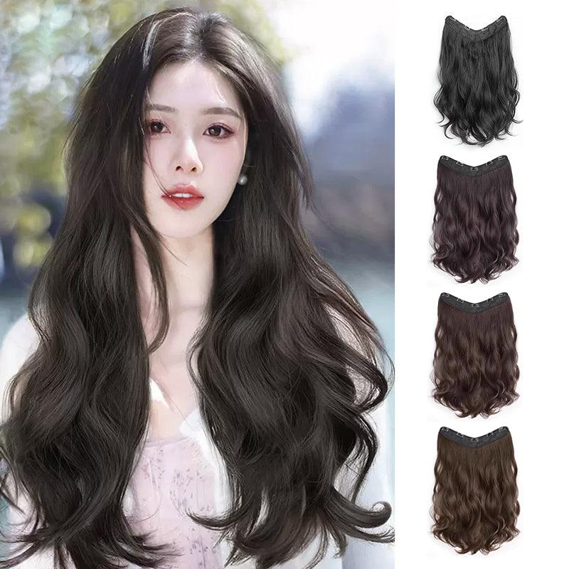 Xmas Specials Clip in U-Shaped Hair Extension Hairpiece for Women