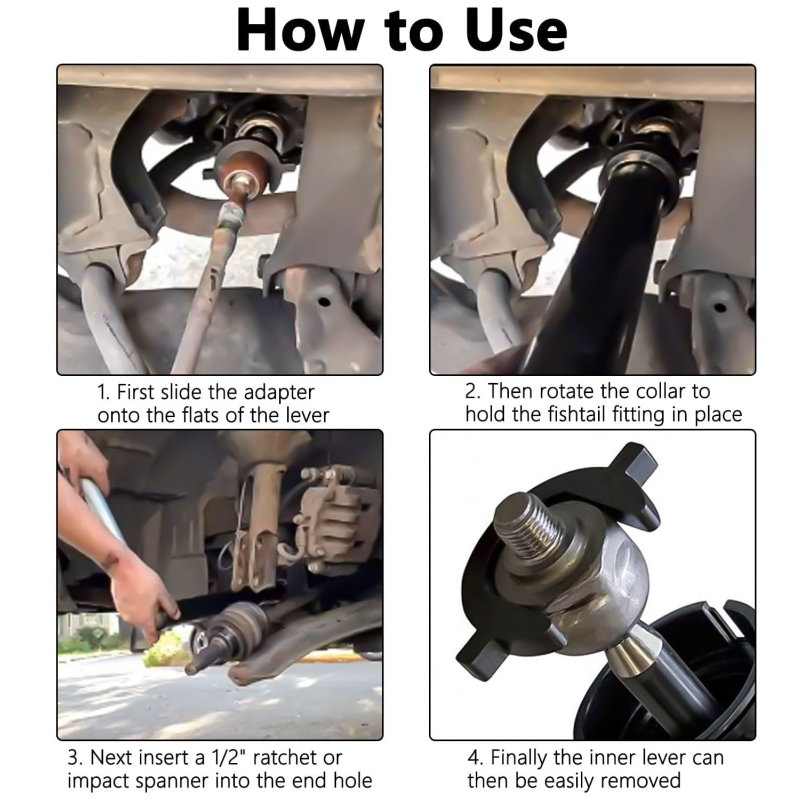 1/2 Inch Drive Inner Tie Rod Removal Tool（ ）