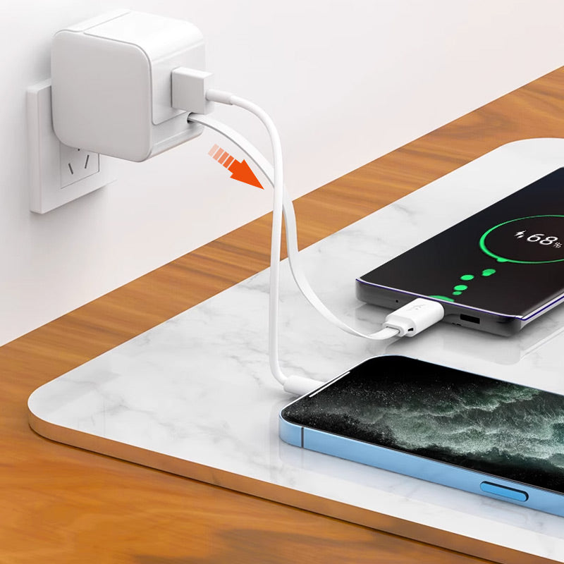 Xmas Sale PD 20W Fast Charger with Retractable Cable