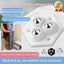 360° Swivel Triple Ball Casters Furniture Mobility Gods