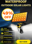 Winter Specials Waterproof Outdoor Solar Lights with Motion Sensor