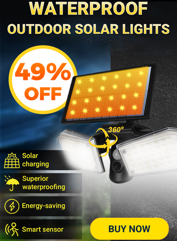 Winter Specials Waterproof Outdoor Solar Lights with Motion Sensor