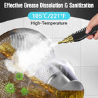Best seller worldwide 2500W Handheld High-Temperature Pressurized Steam Cleaner