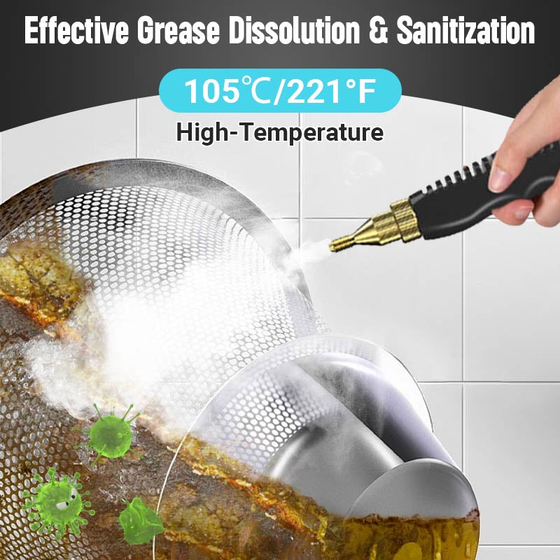 HANDHELD STEAM CLEANER - Deep Cleaning & Sanitizing, Multi-Surface Use with Attachments, Eco-Friendly and Chemical-Free