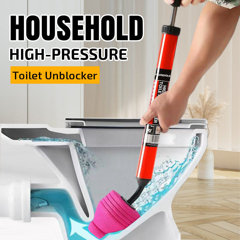 Heavy-Duty Toilet Plunger – Powerful Suction, Anti-Splash Design, Durable & Easy to Store