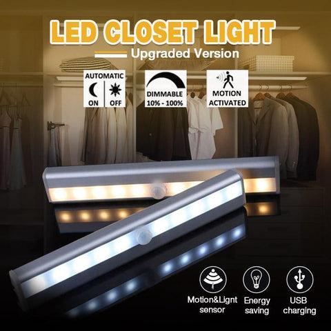 LED Smart Magnetic Human Body Sensor Light