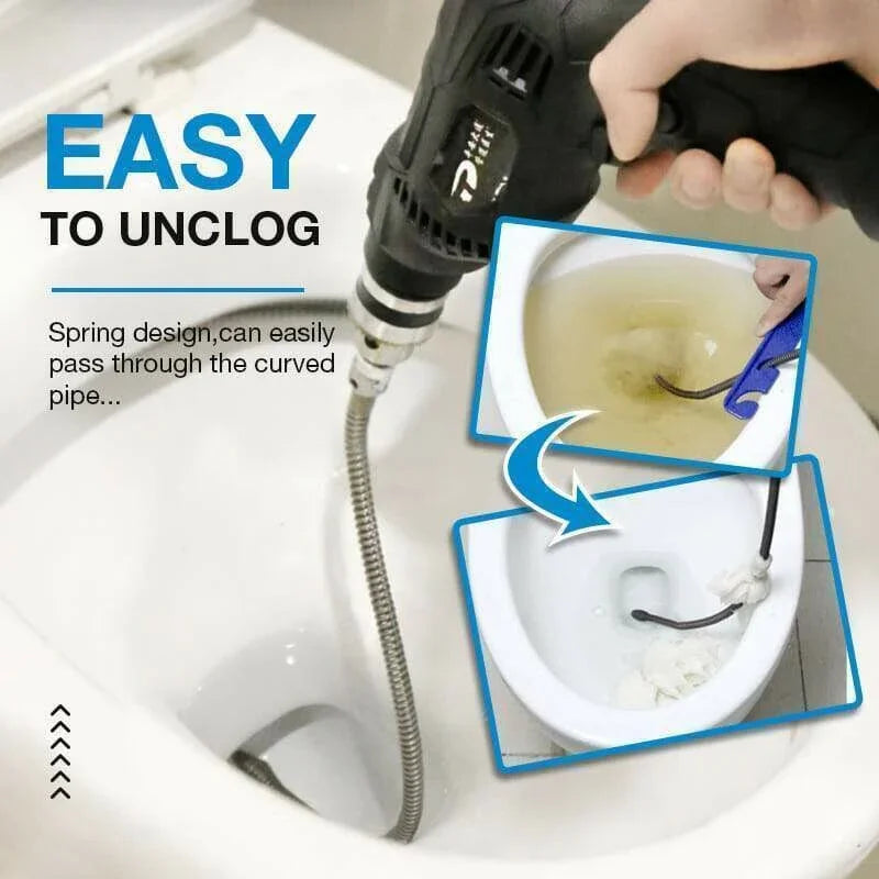 NOW! Electric Drain Cleaner Spring – Powerful Motor, Flexible Cable & Easy Storage