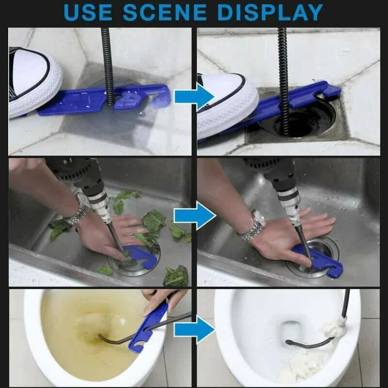 NOW! Electric Drain Cleaner Spring – Powerful Motor, Flexible Cable & Easy Storage