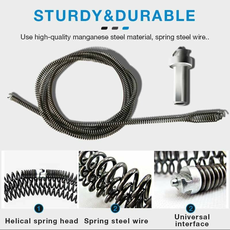 Limited Sale Electric drain cleaning spring succeeds