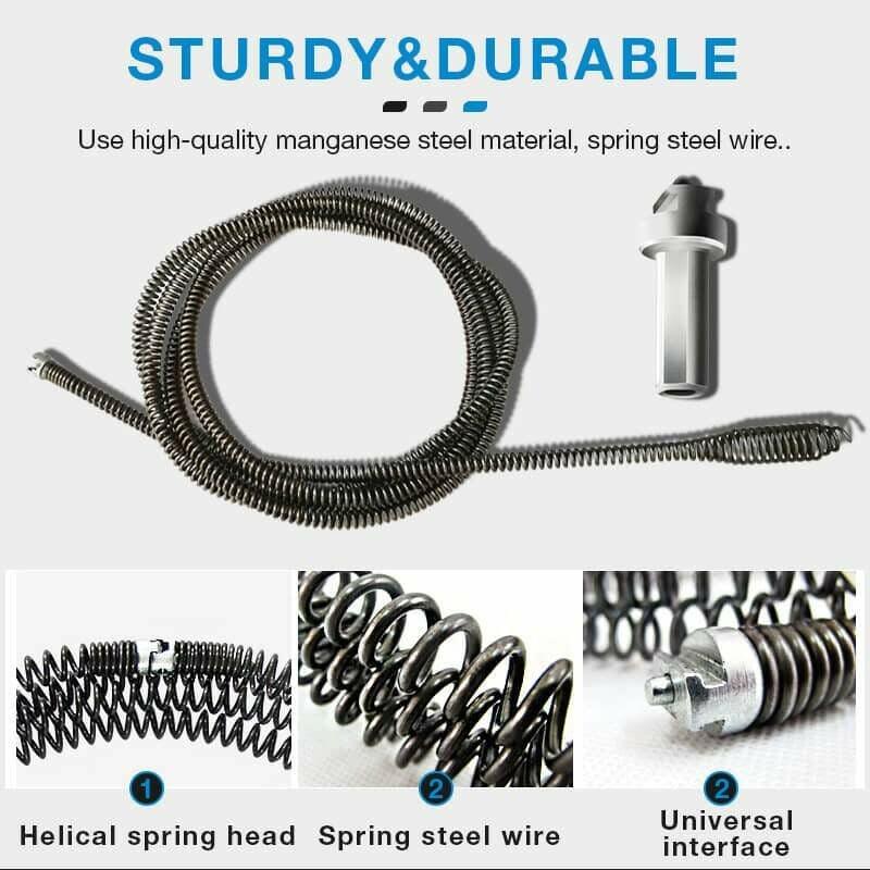 NOW! Electric Drain Cleaner Spring – Powerful Motor, Flexible Cable & Easy Storage