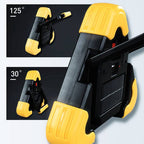 3-IN-1 solar emergency triangle warning light at the roadside