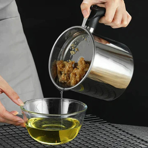 304 Stainless Steel Kitchen Oil Jar