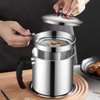 304 Stainless Steel Kitchen Oil Jar