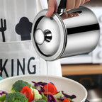 304 Stainless Steel Kitchen Oil Jar
