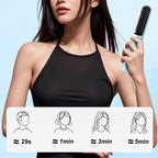 2-in-1 Rechargeable Long-lasting Straightening Comb
