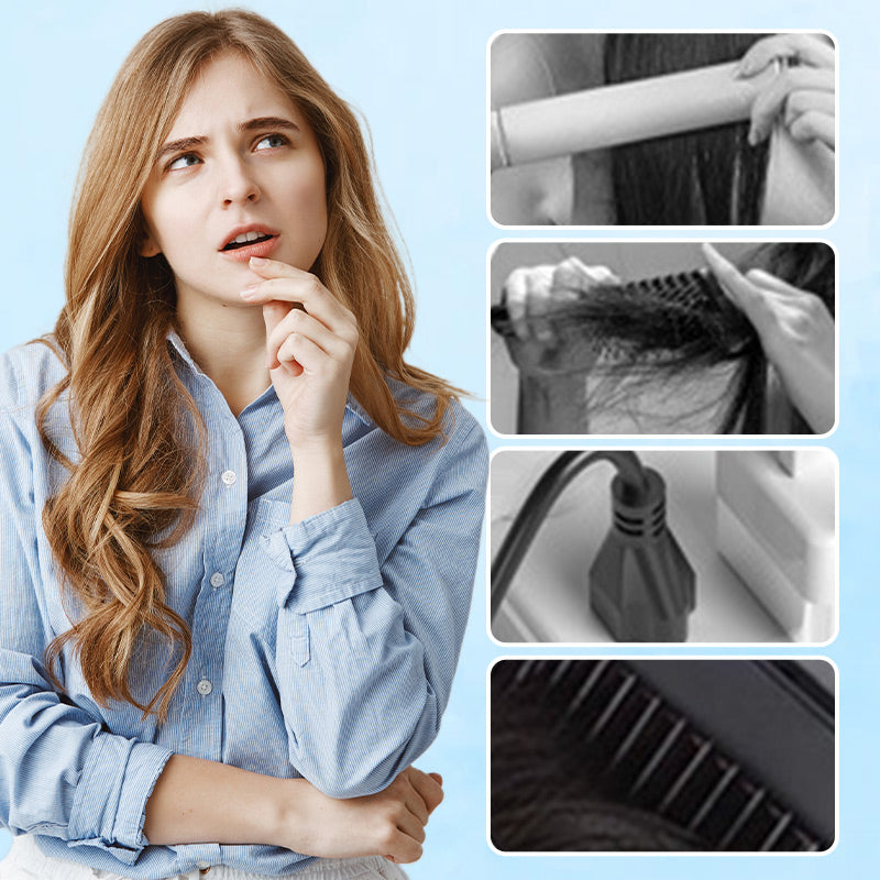 2-in-1 Rechargeable Long-lasting Straightening Comb