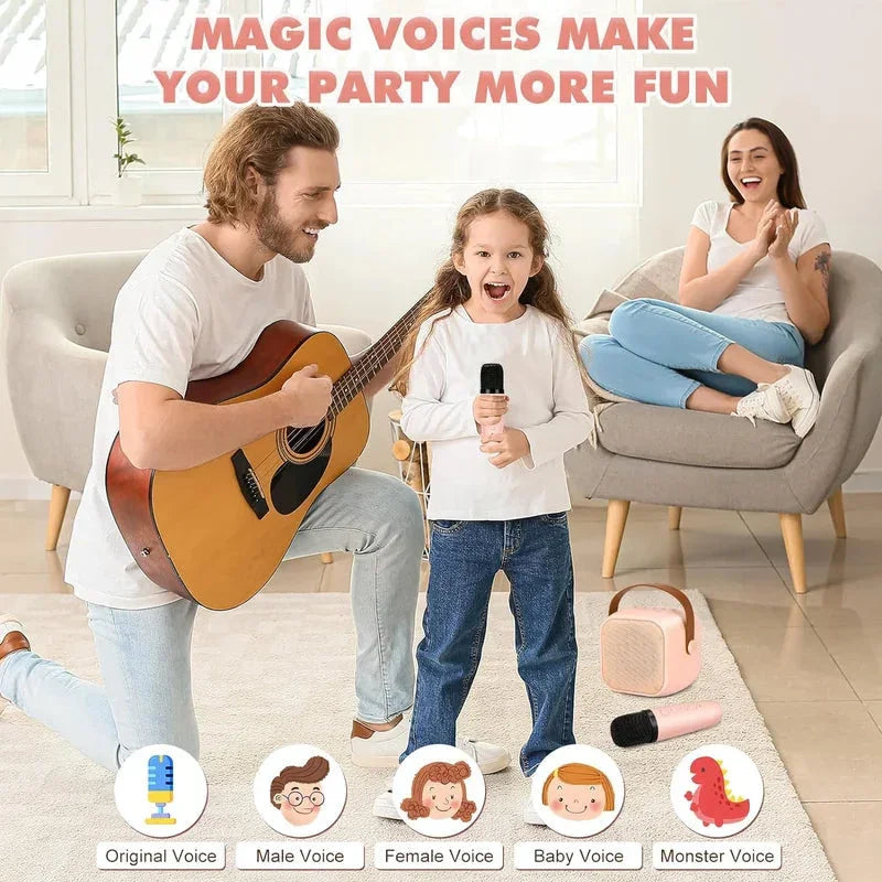 Promotion - Mini Karaoke Machine with Wireless Microphones