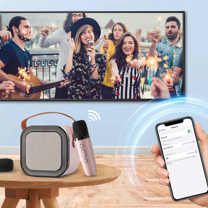 Promotion - Mini Karaoke Machine with Wireless Microphones