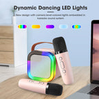 Promotion Mini Karaoke Machine with Wireless Microphones