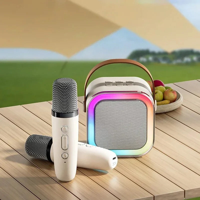 Promotion Mini Karaoke Machine with Wireless Microphones