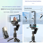 Sales - 360° Rotating 3-Axis Foldable Gimbal Stabilizer for Smartphones Recording
