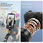Sales - 360° Rotating 3-Axis Foldable Gimbal Stabilizer for Smartphones Recording