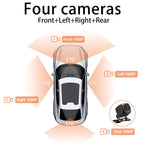 Driving Security 4-Channel 1080P Car Recorder