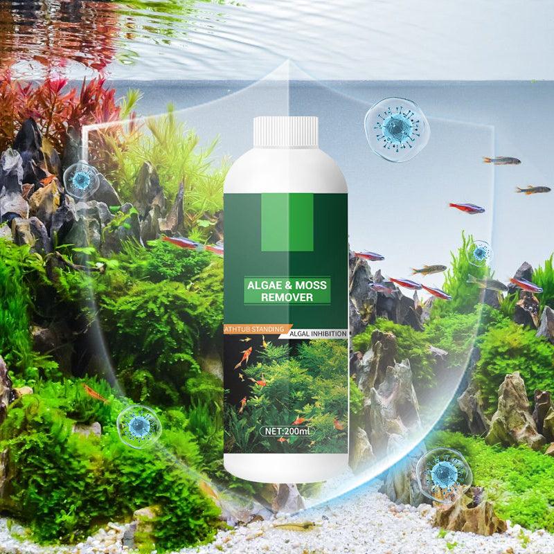 Buy More Save More Algae & Moss Remover for Fish Tank and Fish Pond - Safe Water Purification