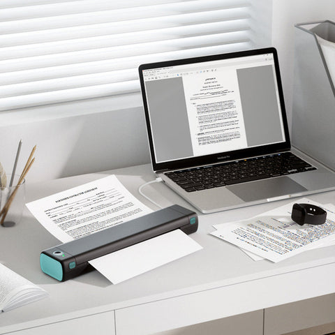 Phomemo M08F A4 Portable Thermal Printer + Wi-Fi and Bluetooth