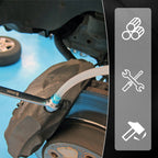 7-12mm Brake Bleeder Wrench Set with Silicone Hose（ ）