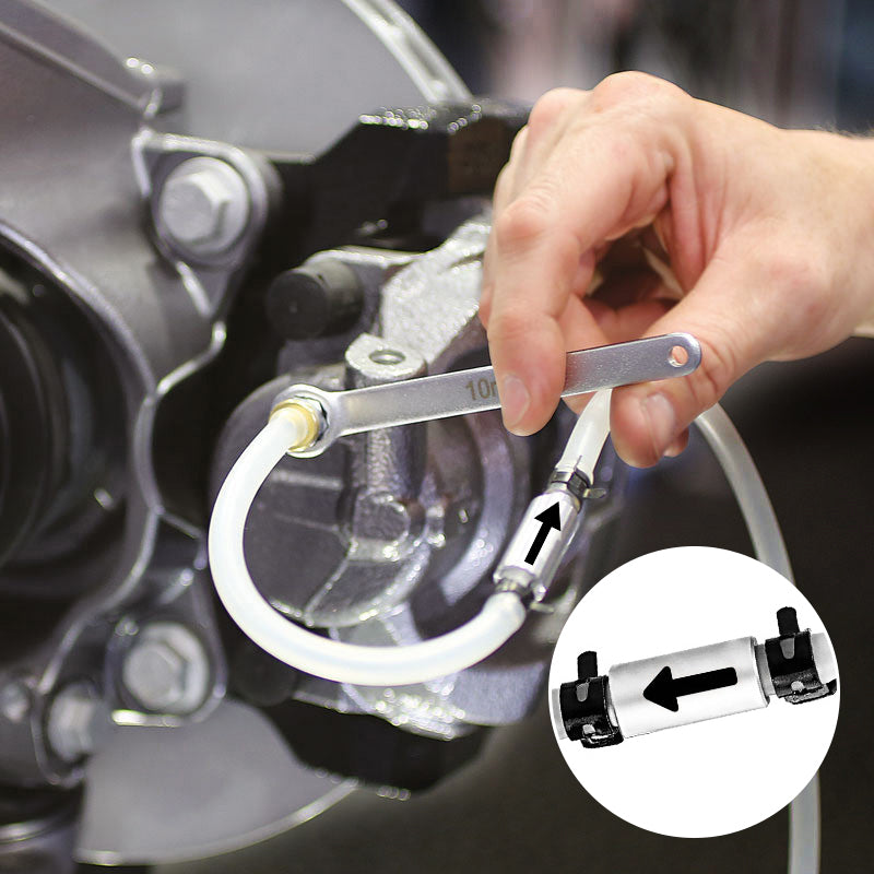 7-12mm Brake Bleeder Wrench Set with Silicone Hose（ ）