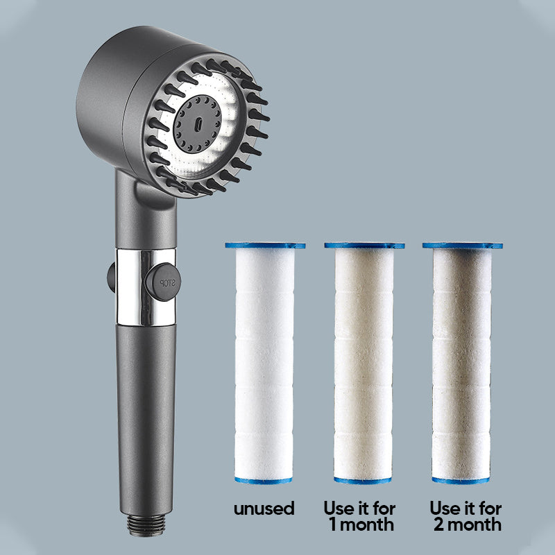 Multifunctional high-pressure shower head set