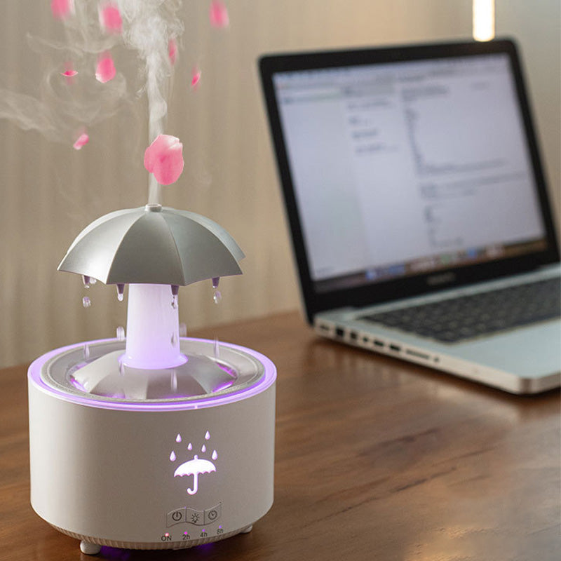 Sleep aid 7 Color Rotating Raindrop Aromatherapy Humidifier