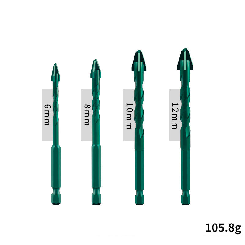 Multi-purpose Superhard Crooked Head Drill