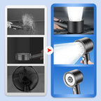Offers-4-Mode High-Pressure Shower Head with Filter