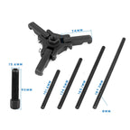 Three-Jaw Crankshaft Pulley Removal Tool