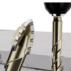4-Piece Diamond Grit Drill Bit Set - Tile/Glass/Marble/Concrete Drill Bits