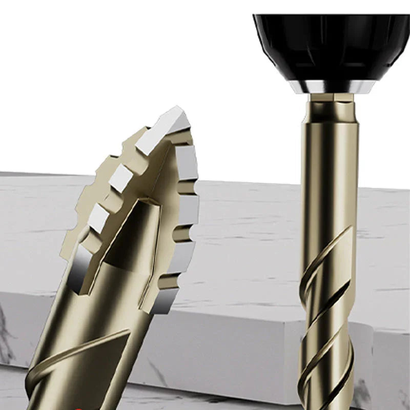 4-Piece Diamond Grit Drill Bit Set - Tile/Glass/Marble/Concrete Drill Bits