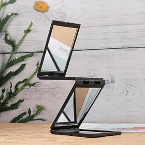 Multi Angle Folding Mirror for Self Haircutting - Head Back View Available