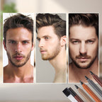 Waterproof Eyebrow & Beard Pen – 4-in-1 Tips, Long-Lasting & Precise