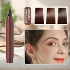 Waterproof Eyebrow & Beard Pen – 4-in-1 Tips, Long-Lasting & Precise