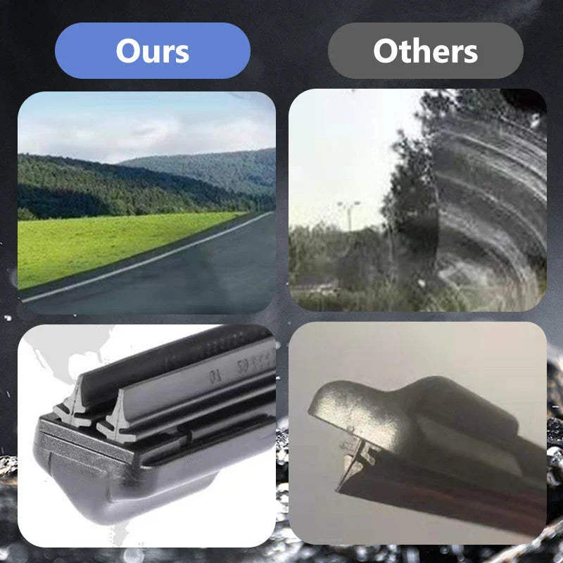 Multi-Function Boneless Double Rubber Strip Wiper（ ）