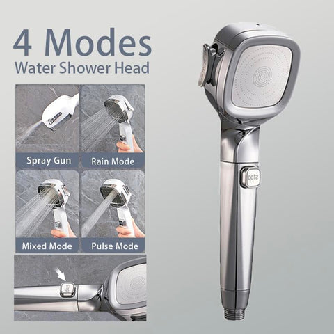 4-in-1 Pressurized Shower Head